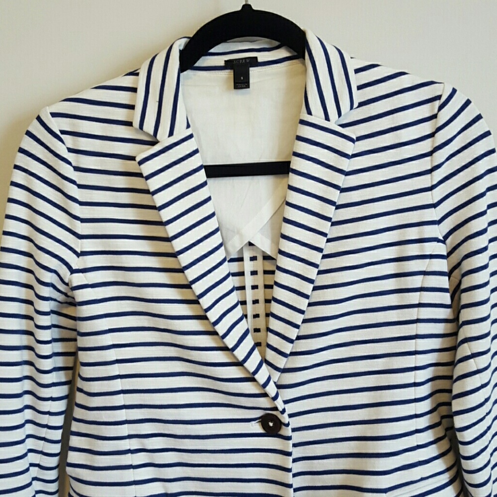J. Crew | Blazer Cotton Striped